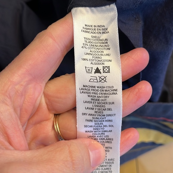 Nautical Linen Dress Size 2 - Picture 7 of 7